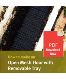 How to Make an Open Mesh Floor with Removable Tray - Bee Craft...
