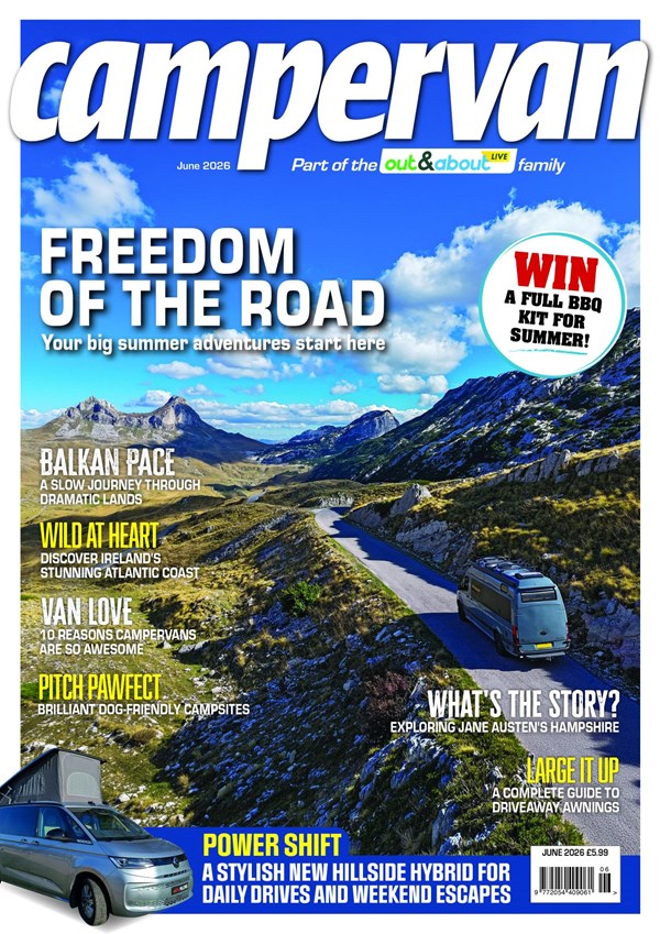 Campervan magazine cover