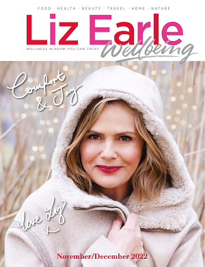 Liz Earle Wellbeing Nov Dec 2022 front cover.