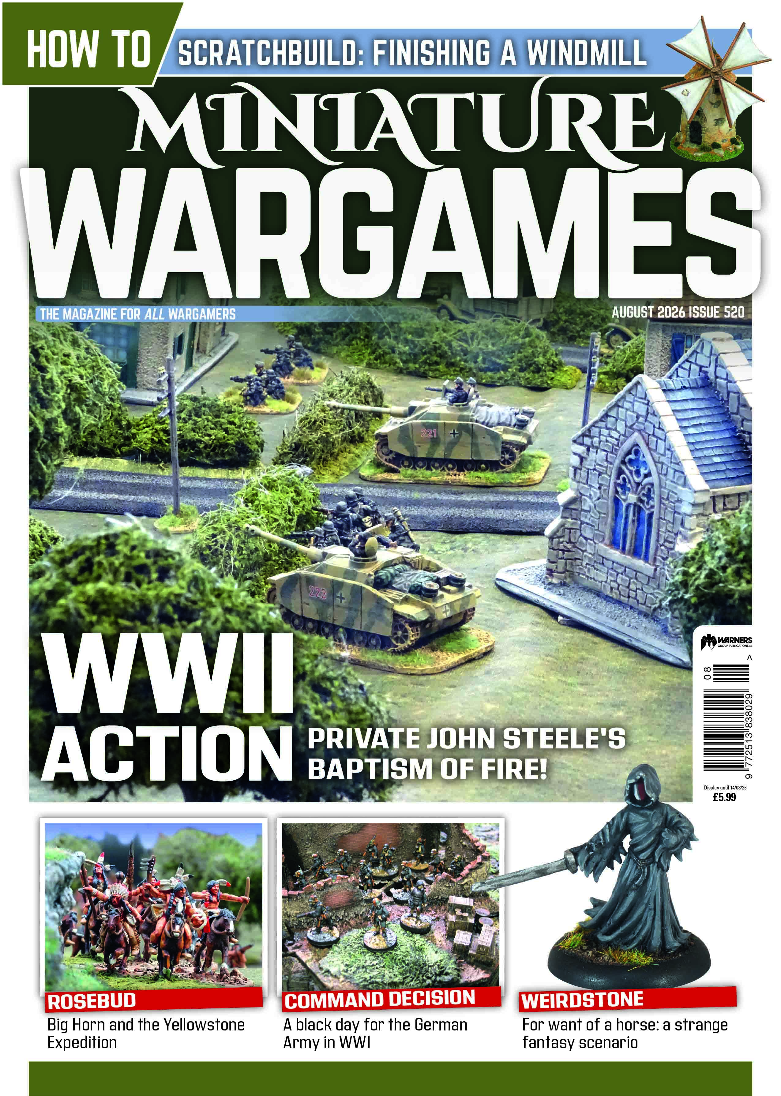 Miniature Wargames 520 August -  Tabletop Gaming