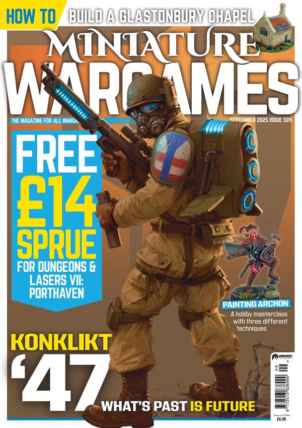 Miniature Wargames magazine cover