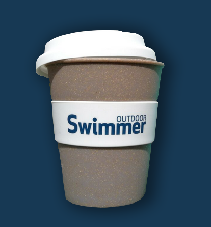 Bamboo reusable cup image blue