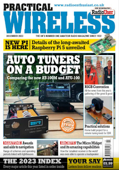 Practical Wireless Magazine Front Cover