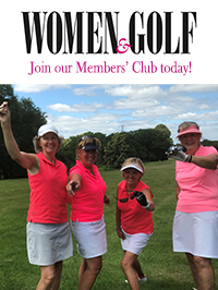 Women and golf members club