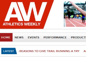 Screenshot of the Athletics Weekly Store Page