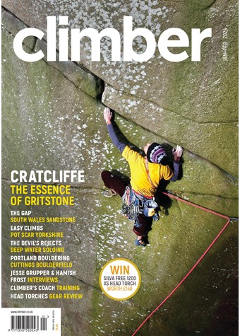 Climber January February 2024 front cover