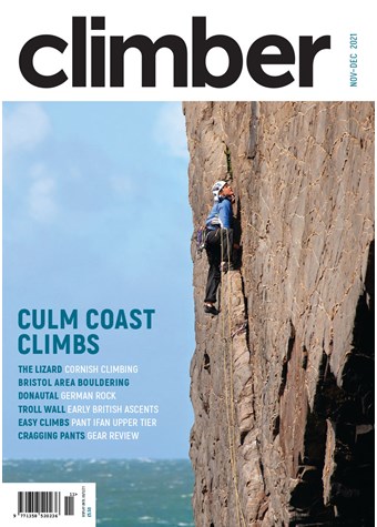 Climber November December 2021 front cover