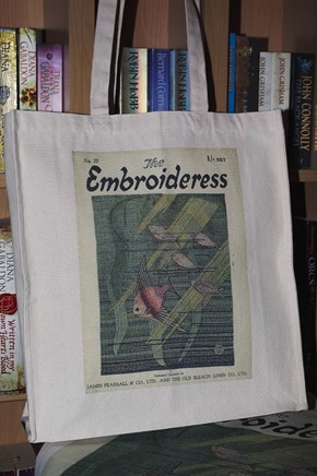 Embroideress Tote Bag Fish