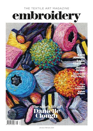 Embroidery Jan Feb 2020 front cover