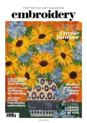 Embroidery Jul Aug 2023 cover