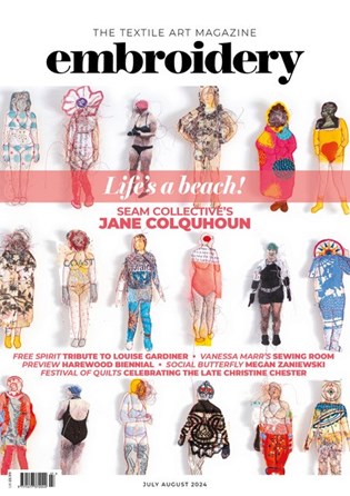 Embroidery Jul Aug 2024 front cover