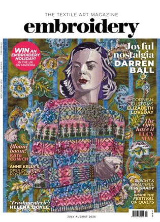 Embroidery Jul Aug 2026 front cover Magsubs