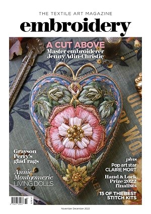 Embroidery Nov Dec 2022 front cover
