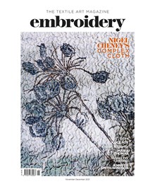 Embroidery November December 2021 front cover