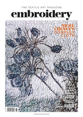 Embroidery November December 2021 front cover