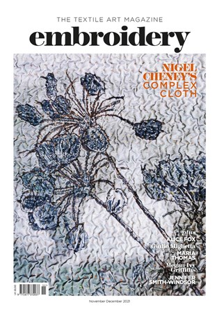 Embroidery November December 2021 front cover