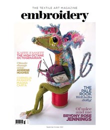 Embroidery Sep Oct 2022 front cover