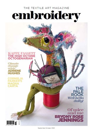 Embroidery Sep Oct 2022 front cover