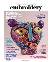 Embroidery Sep Oct 2023 front cover