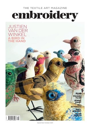 Sep Oct Embroidery magazine front cover