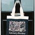 Navy and cream Literary Review tote bag