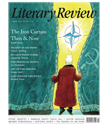Literary Review April 2022 front cover