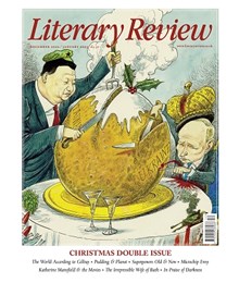 Literary Review Dec Jan 2023 front cover
