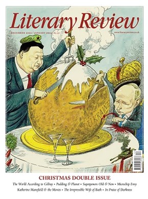 Literary Review Dec Jan 2023 front cover