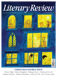 Literary Review December 2021 front cover