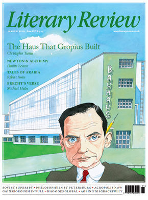 Literary Review March 2019 cover