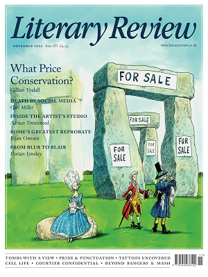 Literary Review November 2022 front cover