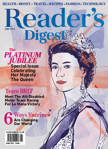 Readers Digest June 2022 cover