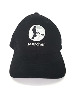 Searcher black baseball cap