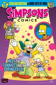 Simpsons Comic issue 36 front cover