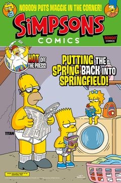 Simpsons Comic issue 37 front cover