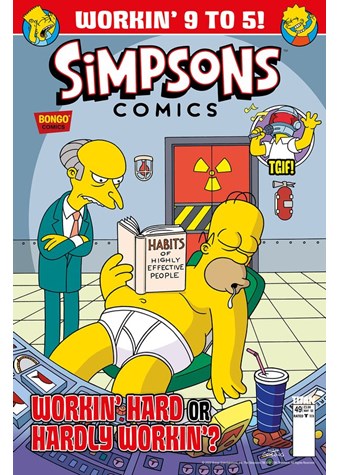 Simpsons Comic Issue 49 front cover