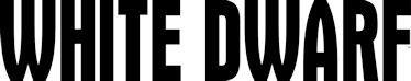 White Dwarf Logo Black